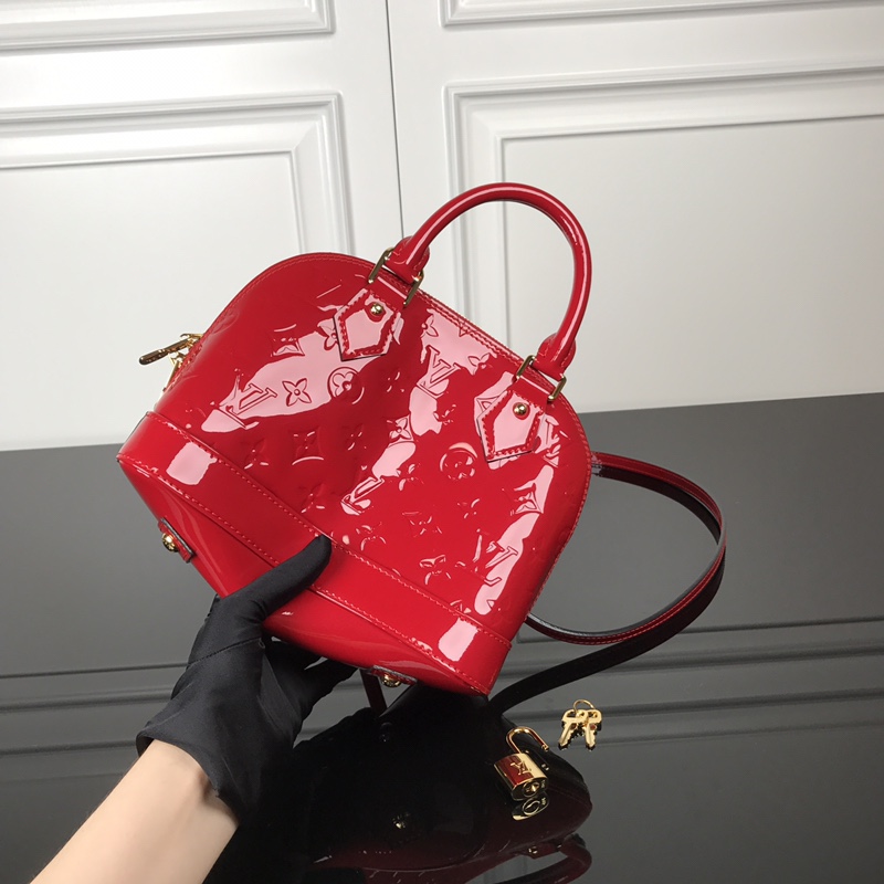 Louis Vuitton Alma BB Red M90174