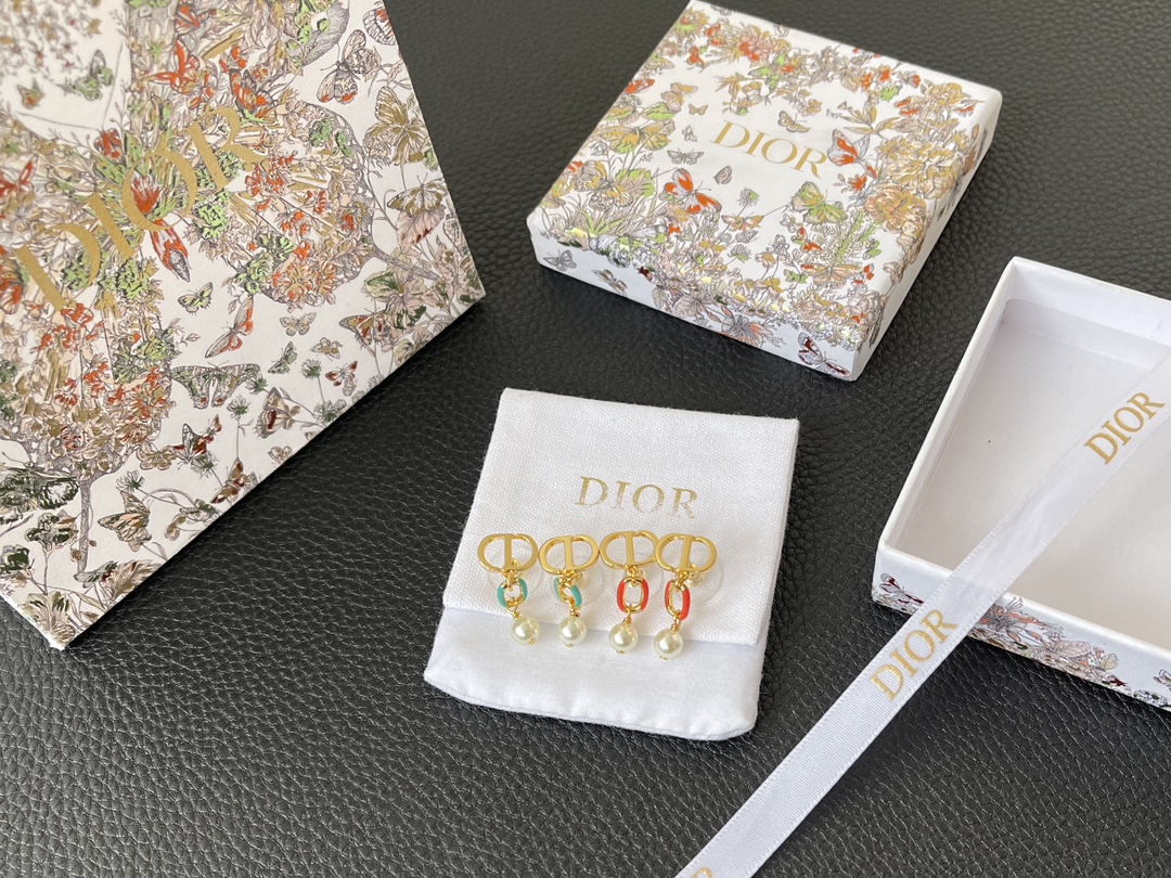 Di0r Petit CD Earrings