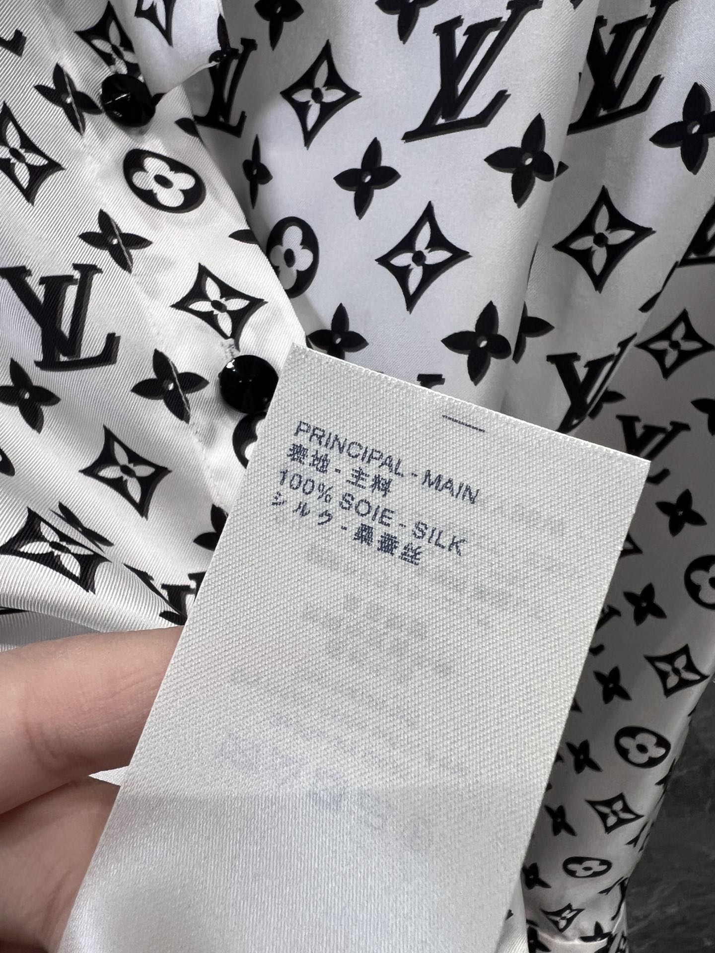 Louis Vuitton Spring/Summer 2025 Monogram Silk Shirt