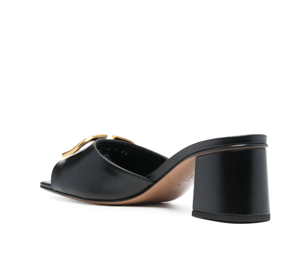 Valentino Garavani 60mm VLogo Signature Leather Sandals