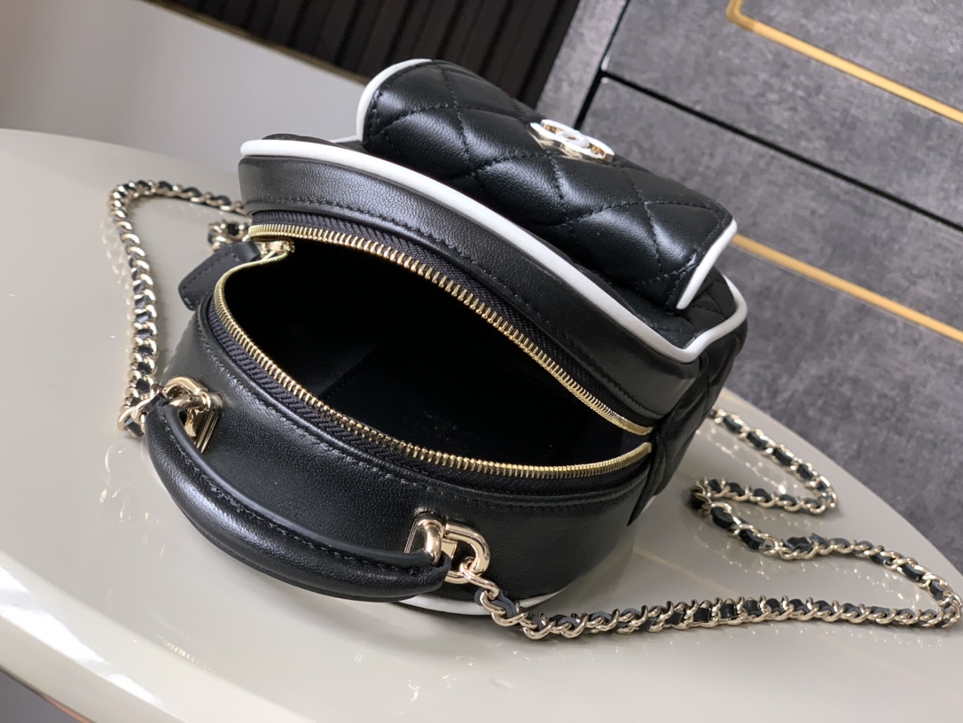 Chanel-Black- mini backpack