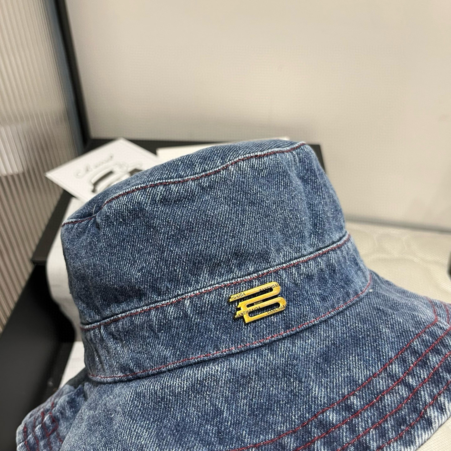 Balenciaga Denim Fisherman Hat