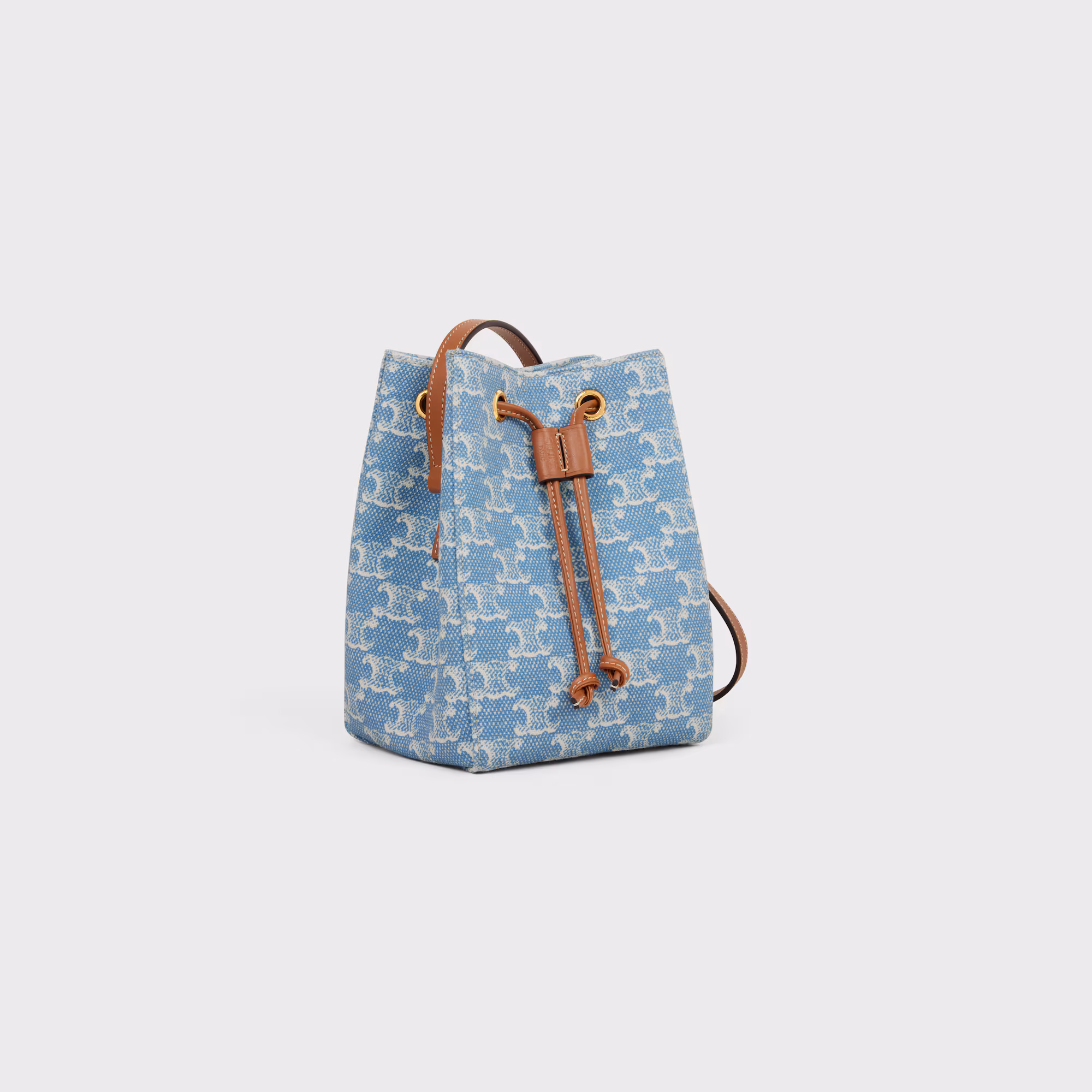 Celine MICRO SAILOR IN TEXTILE WITH TRIOMPHE ALL-OVER
