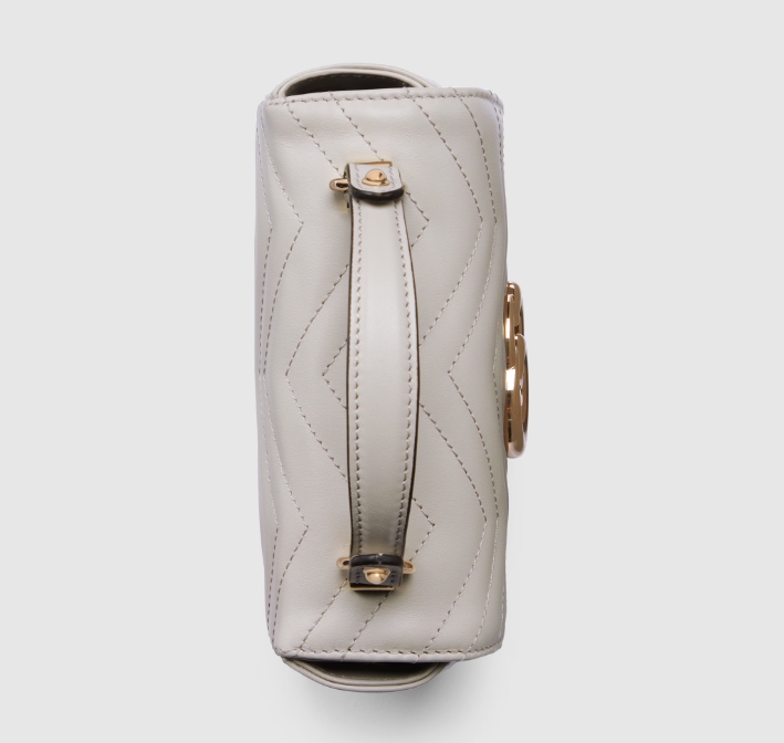 GG MARMONT MINI TOP HANDLE BAG-Grey-811238