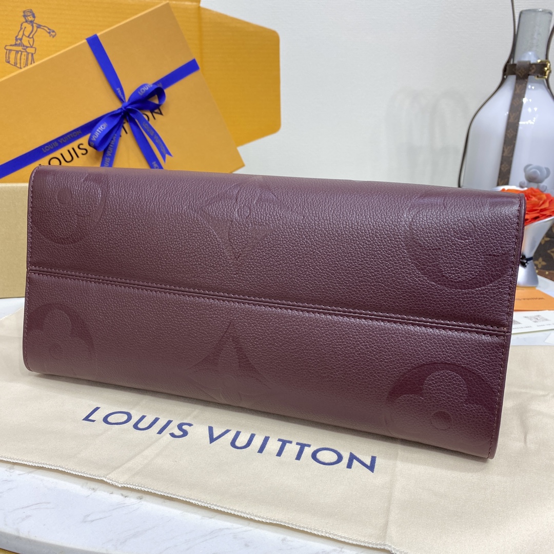 Louis Vuitton OnTheGo MM M46601 Wine Red