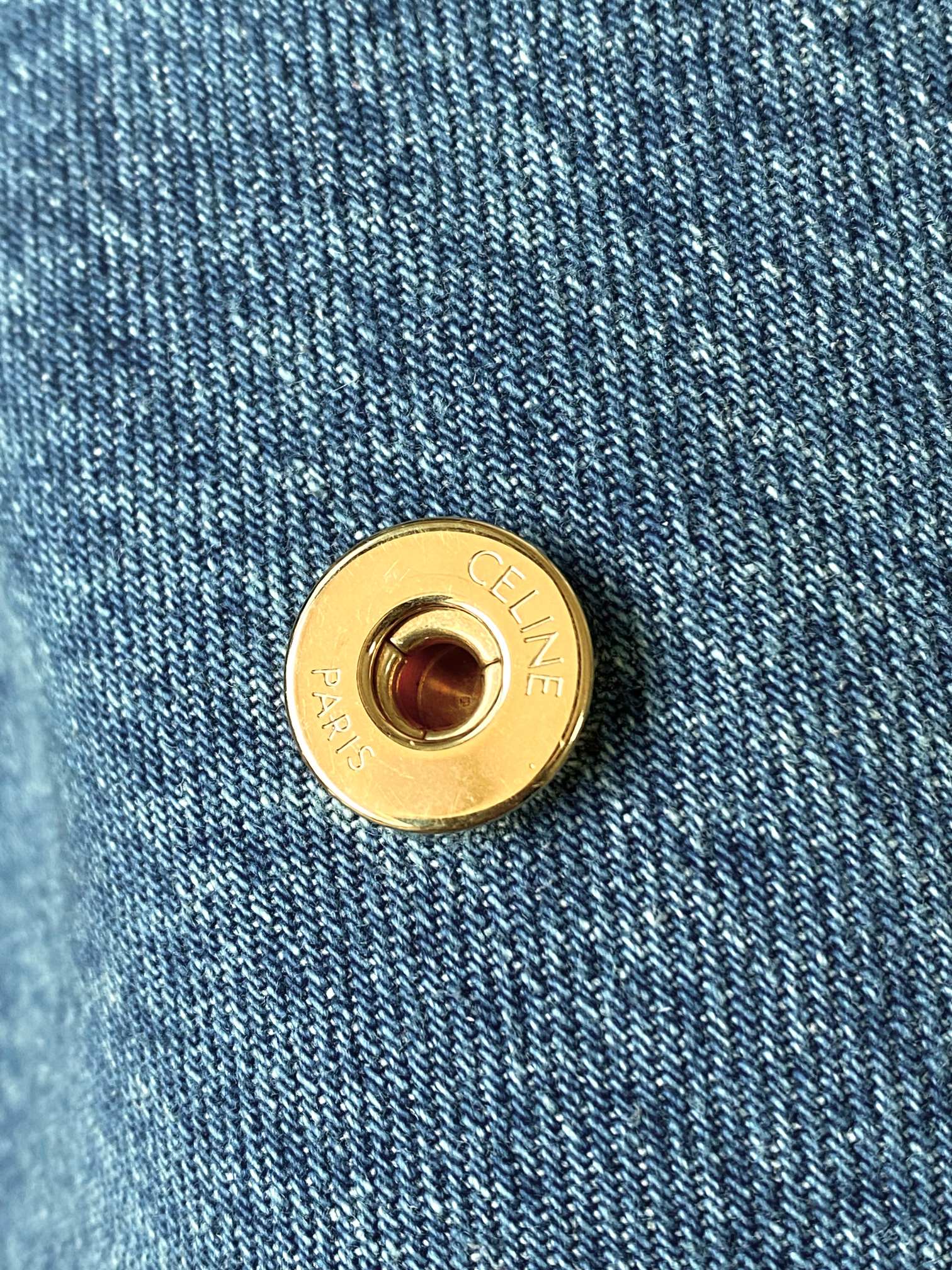 CELINE TEEN VICTOIRE DENIM BAG