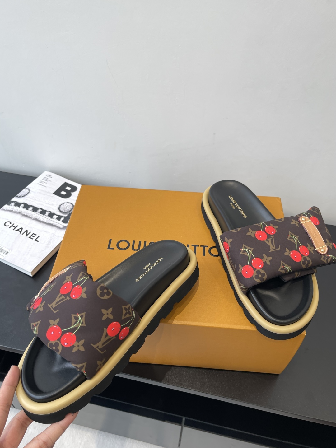 Louis Vuitton 2025 SS Cherry Collection – Summer Sandals