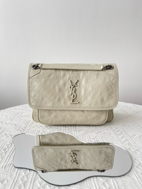 YSL-Niki-28cm-Cream white-633158