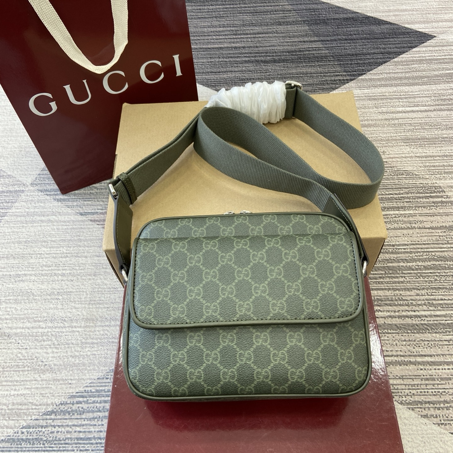 Gucci GG Monogram small crossbody bag