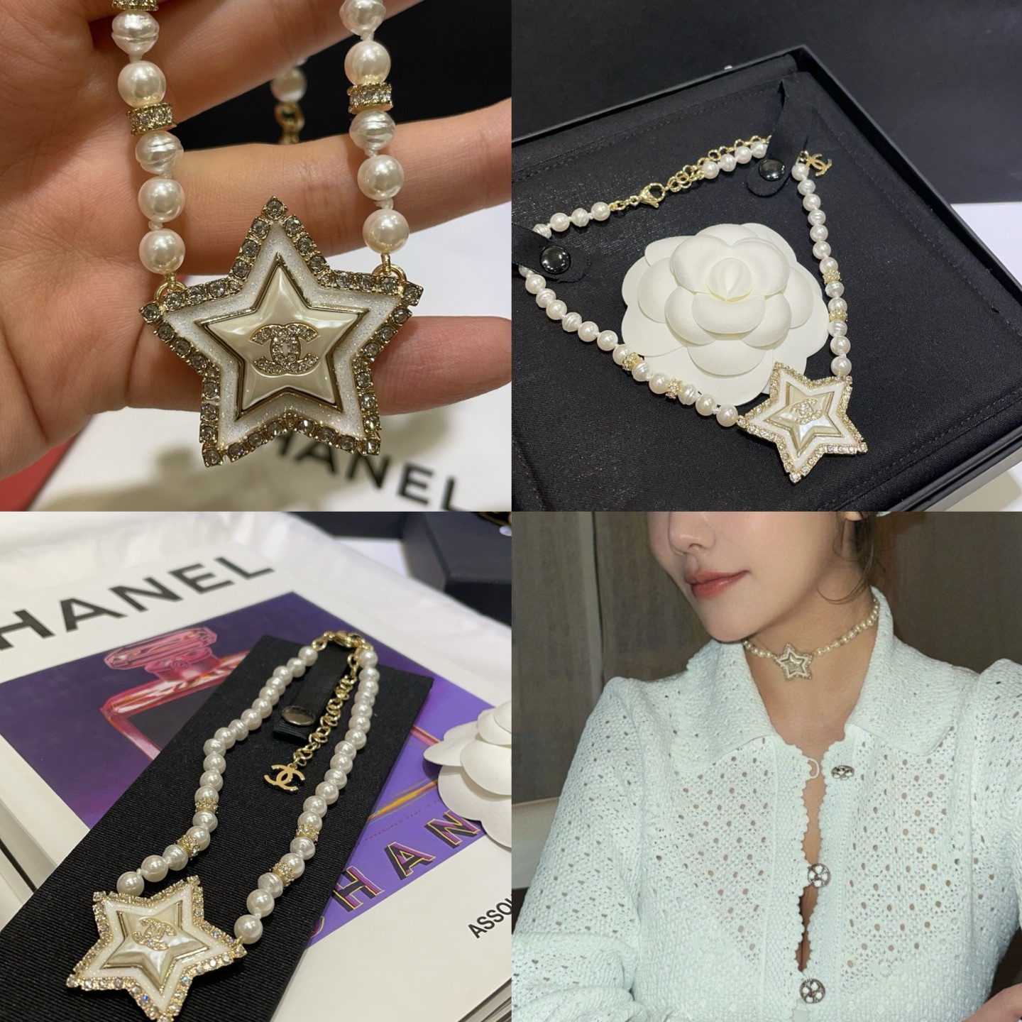 CHANEL Pearl Necklace Collection