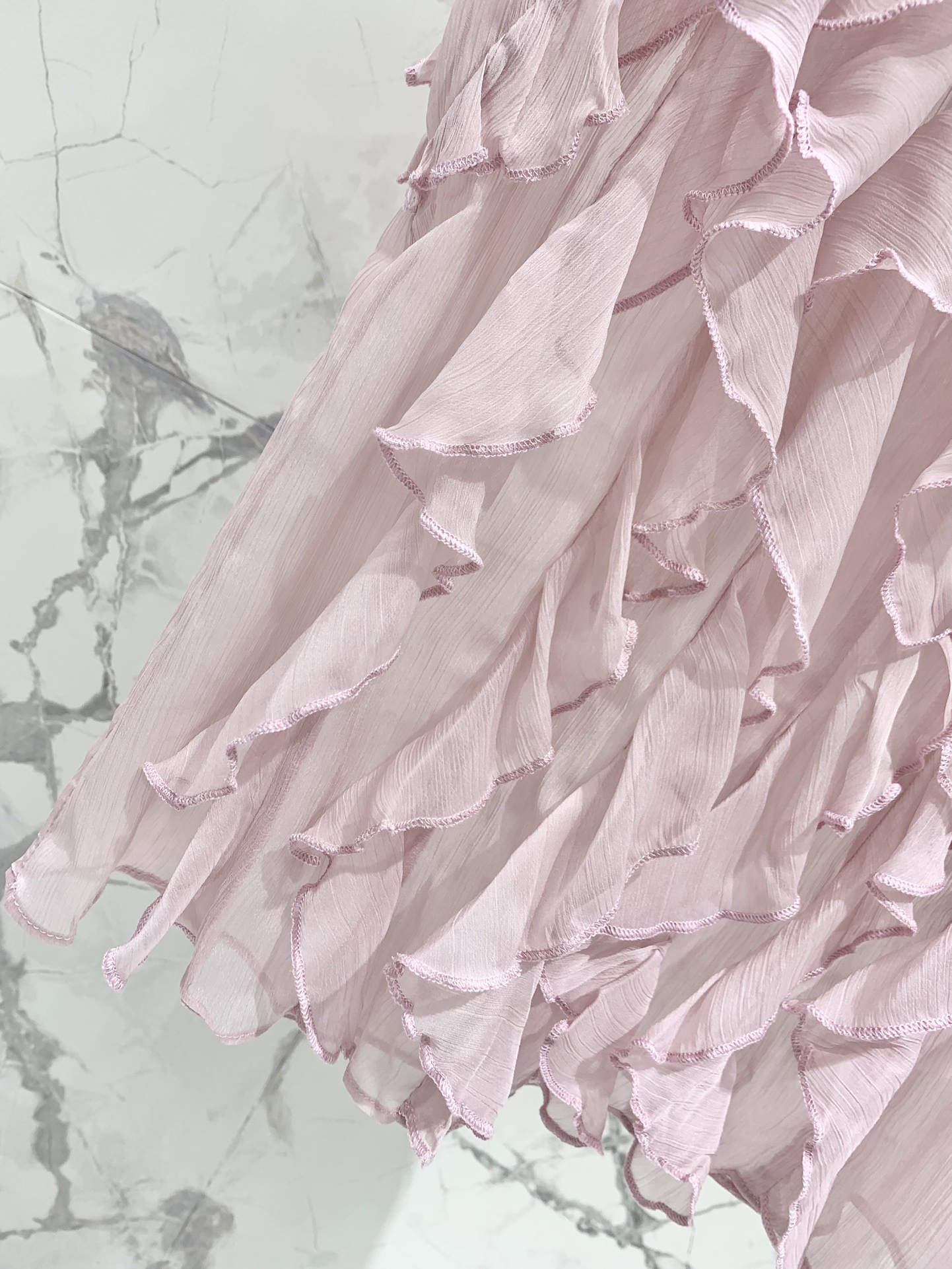 Ermanno Scervino Ruffled Sleeveless Fly Top