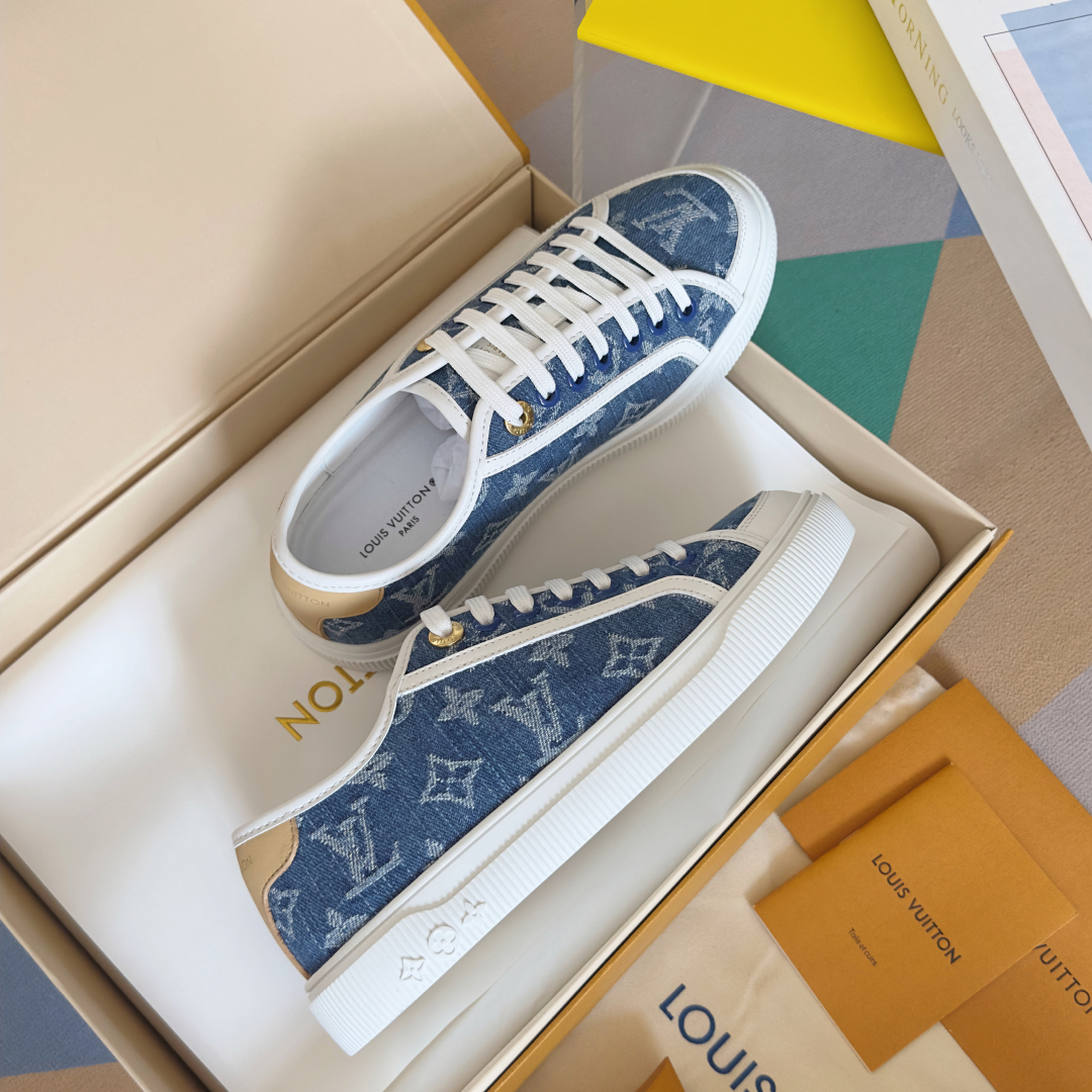 Louis Vuitton Lagoon Denim Sneakers