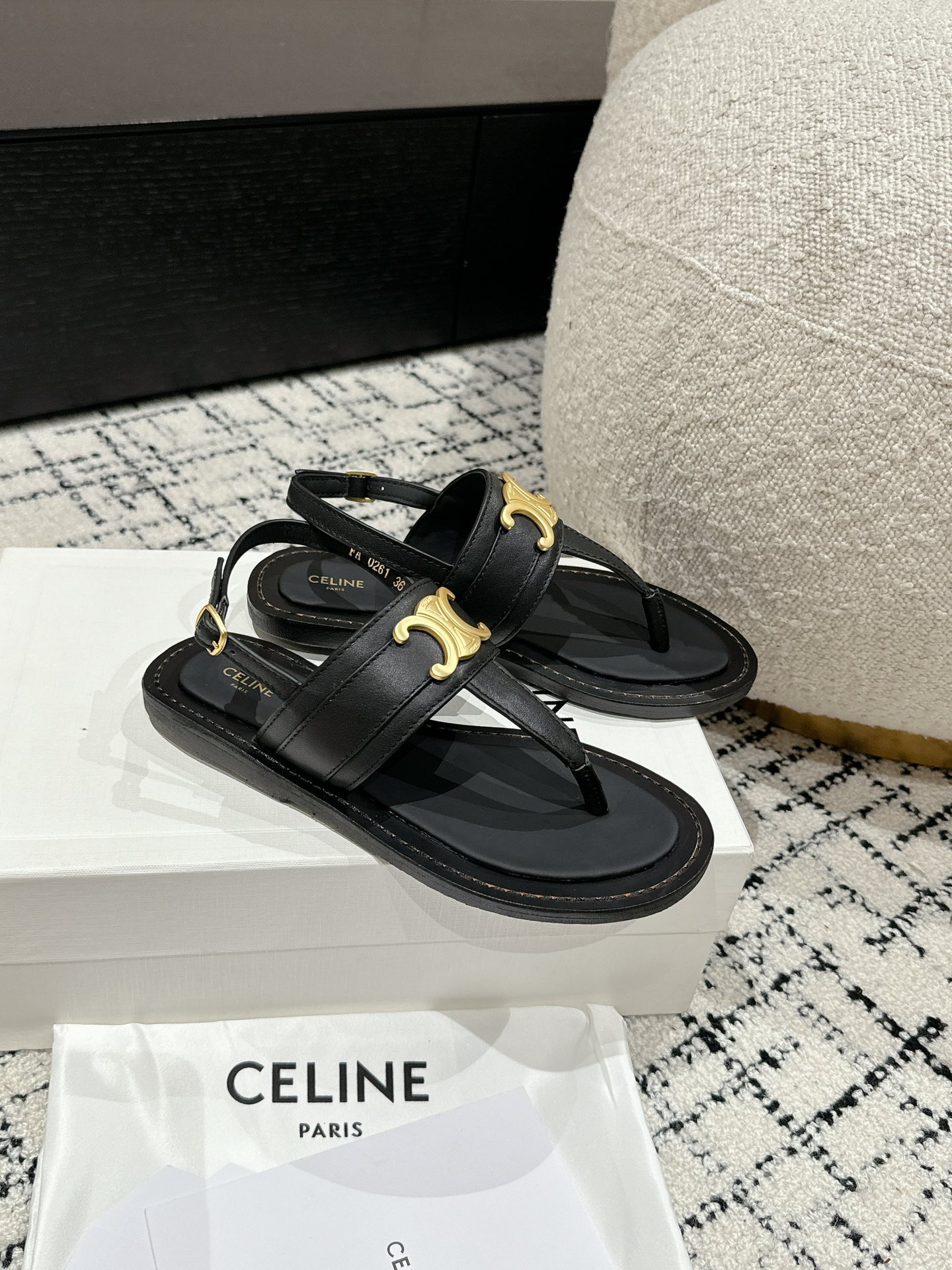 Celine Triomphe Sandals