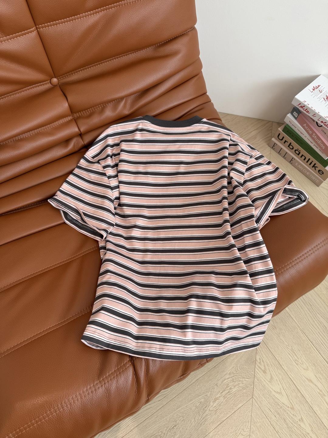 Prada Striped lisle cotton T-shirt