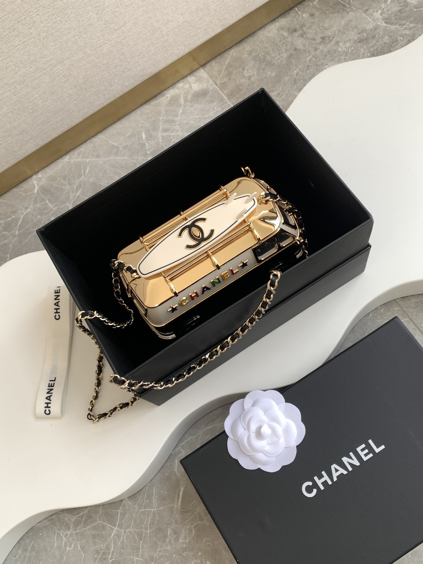 Chanel Limited Edition Bus and Mini Car