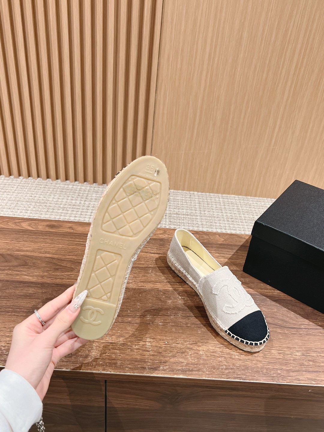 Chanel classic fisherman shoes