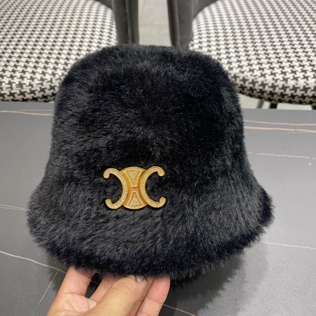 Celine 2024 new autumn and winter small fragrance style fisherman hat