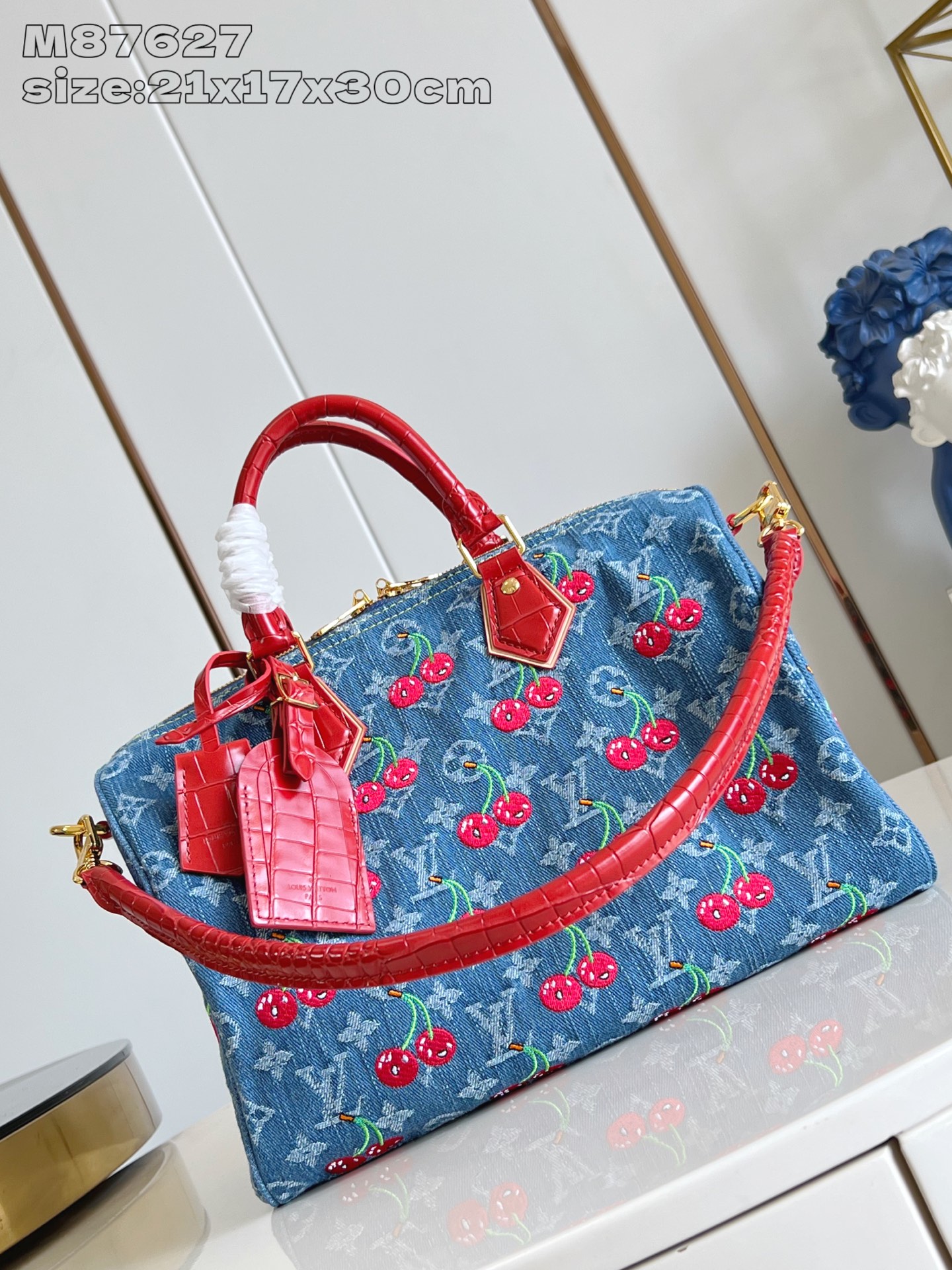 LV N87627 Lançamento LV x TM Bolsa Speedy Soft 30