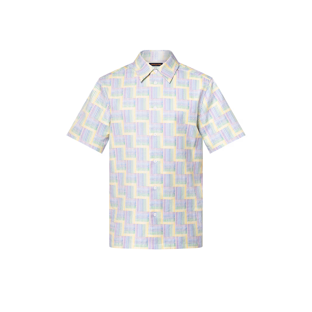 LV 1AGTQH Geometric Print Short-Sleeved Shirt