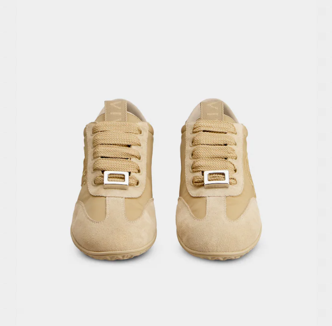 Roger vivier Low Sneakers in suede Beige