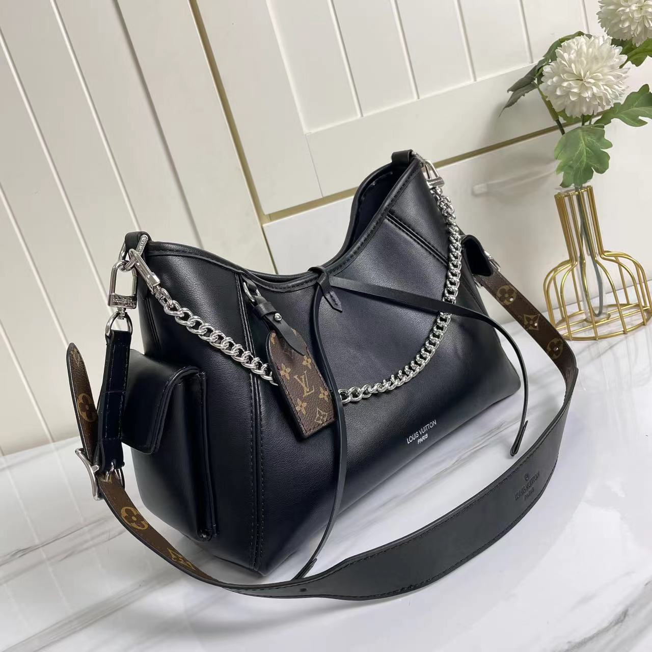 Louis Vuitton M24861 CarryAll PM Cargo Black