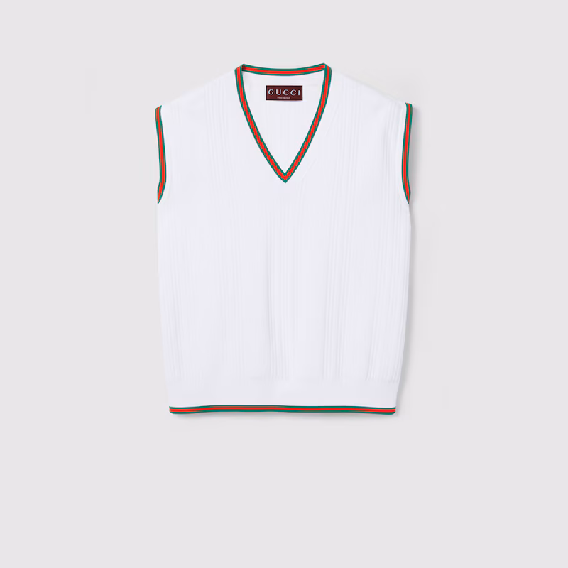 GUCCI Vest top with Web trim