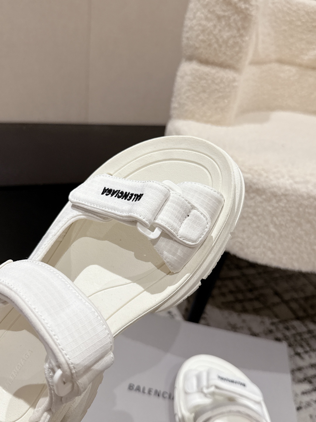 Balenciaga Tourist Series Unisex Velcro Sandals