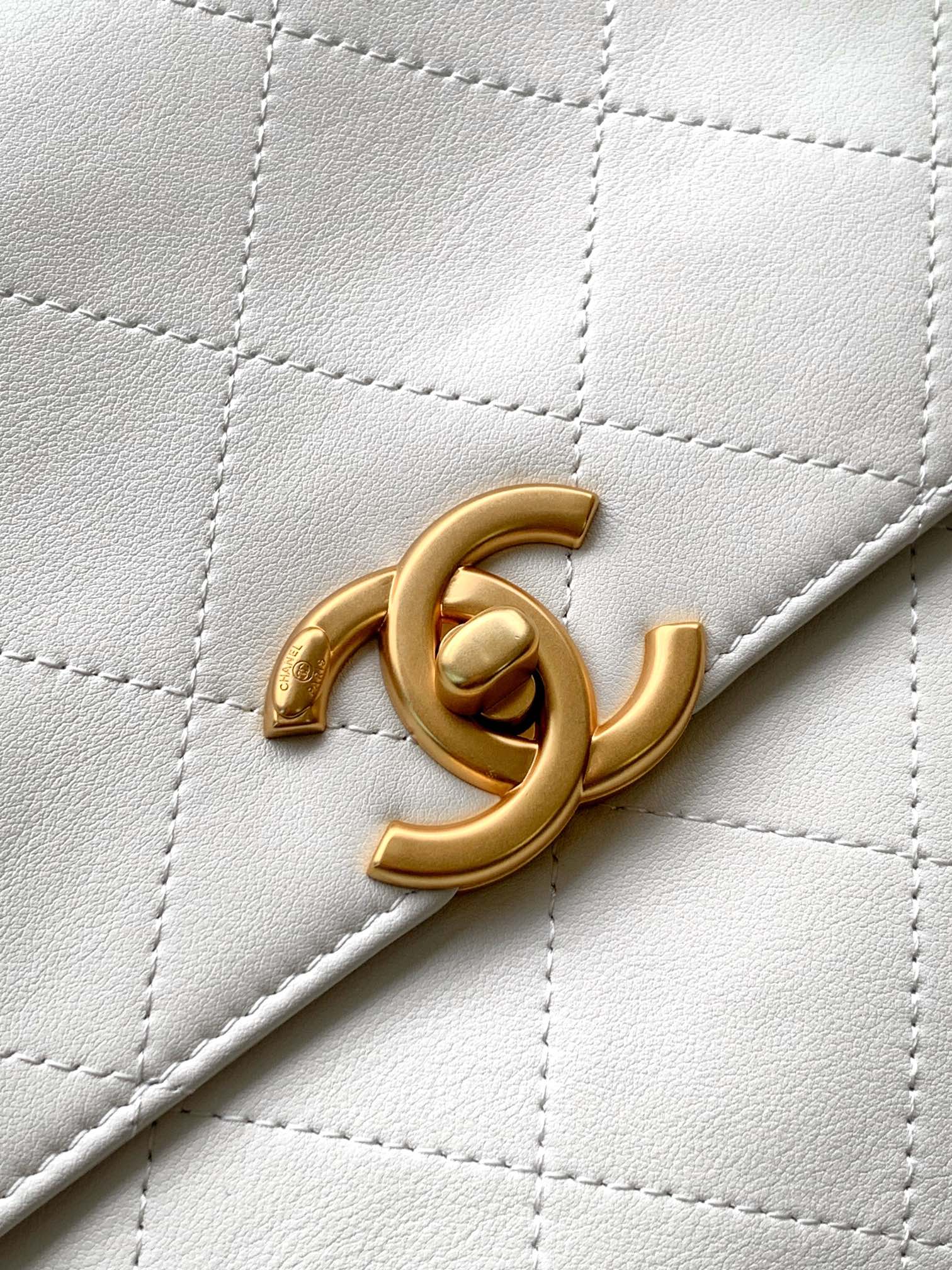 CHANEL Maxi Flap Bag With Top Handle