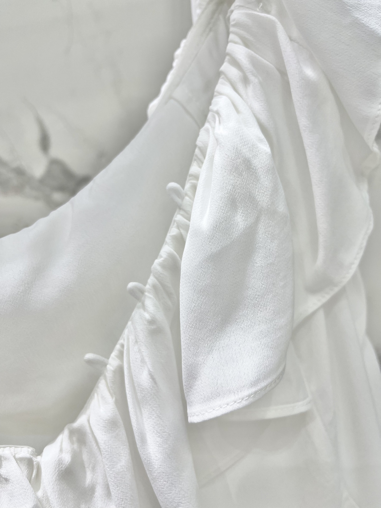 SAINT LAUREN Women's Ruffled Blouse