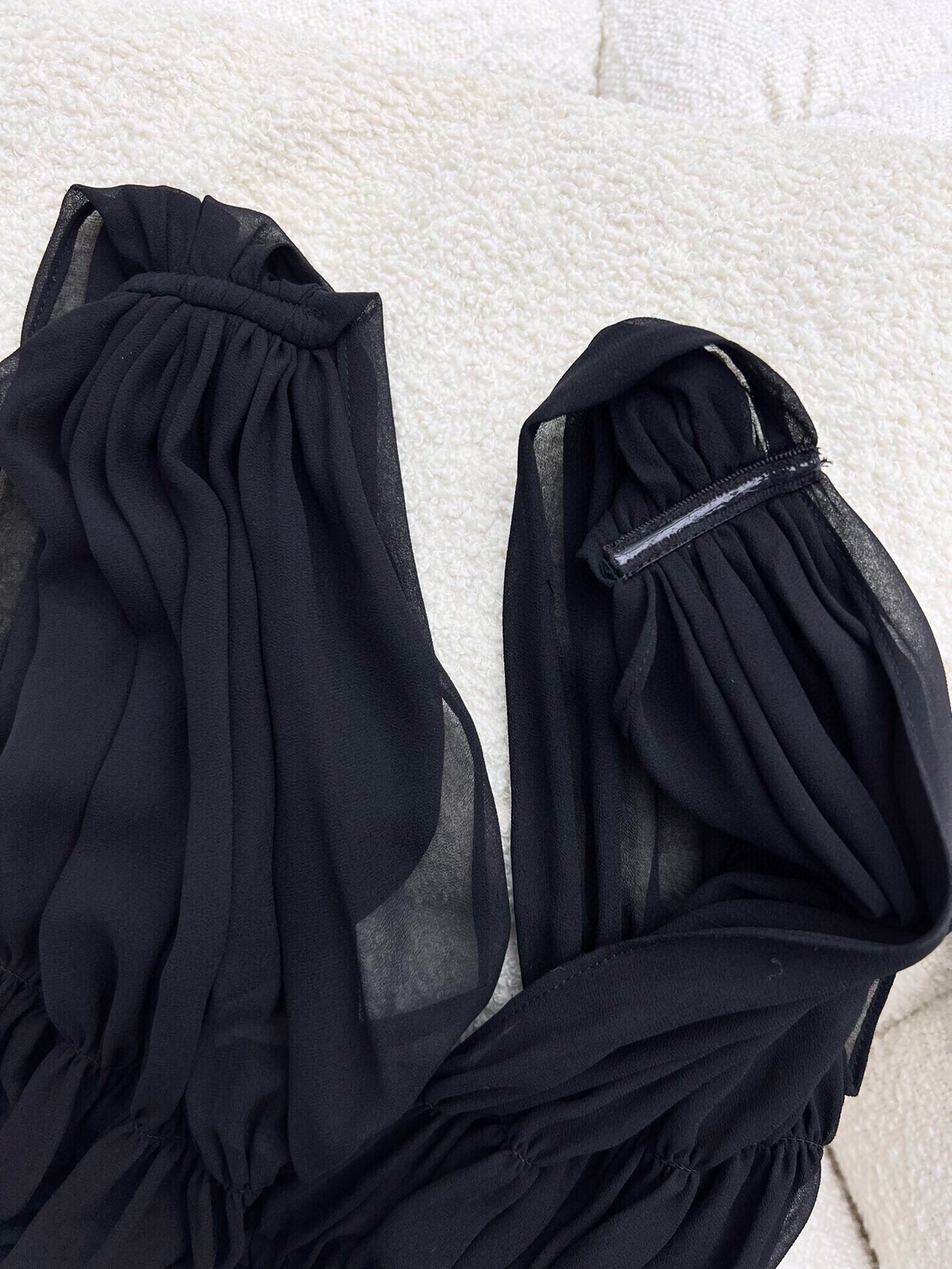 Saint Laurent-Inspired Sheer Little Black Dress