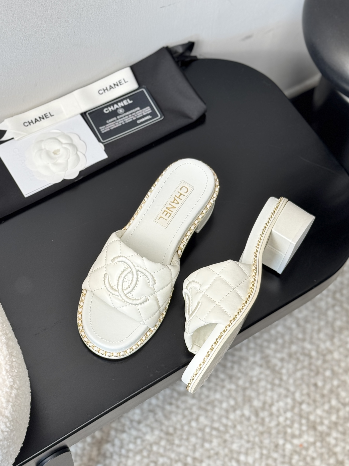 Chanel 25P Spring/Summer Lambskin Slides – New Arrival