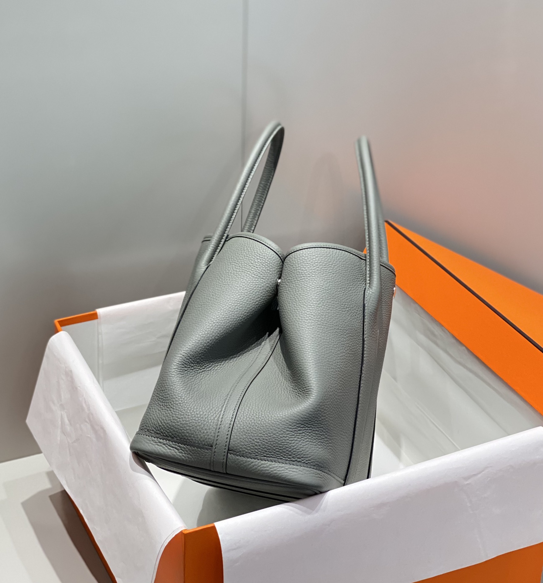 Hermès-Garden Party Cumulonimbus Grey