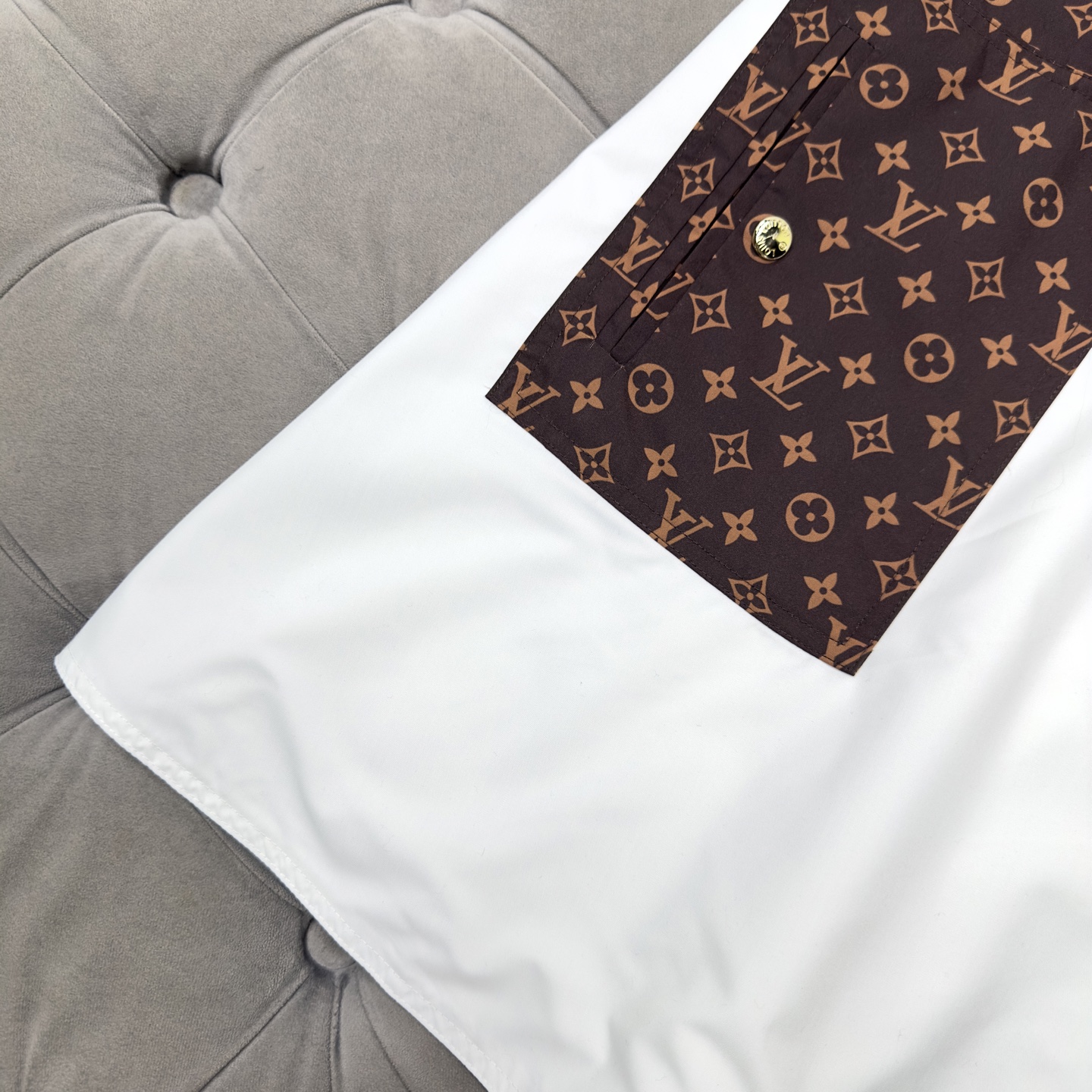 LV High-Waisted Sleeveless Printed Dress｜2025 Spring/Summer Trend