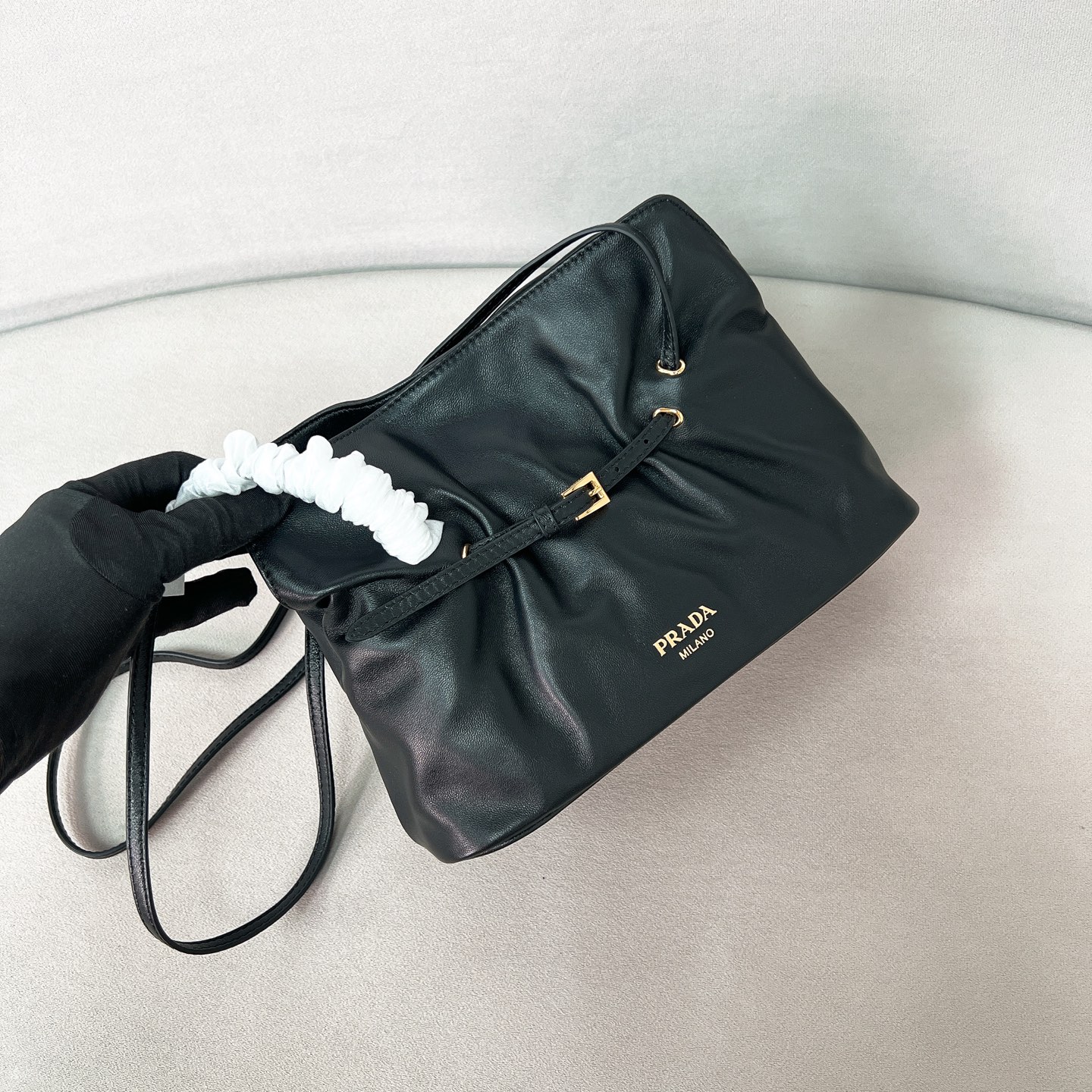 Prada Dada nappa leather bag
