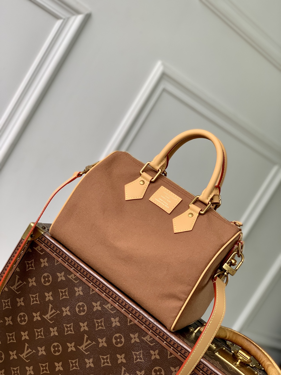 Louis Vuitton Pharrell x Nigo Speedy Bag 25 Brown