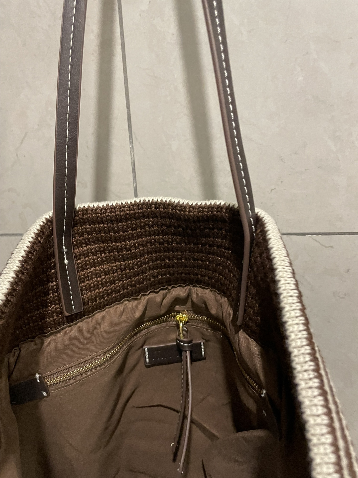 Miu Miu-Raffia woven tote bag