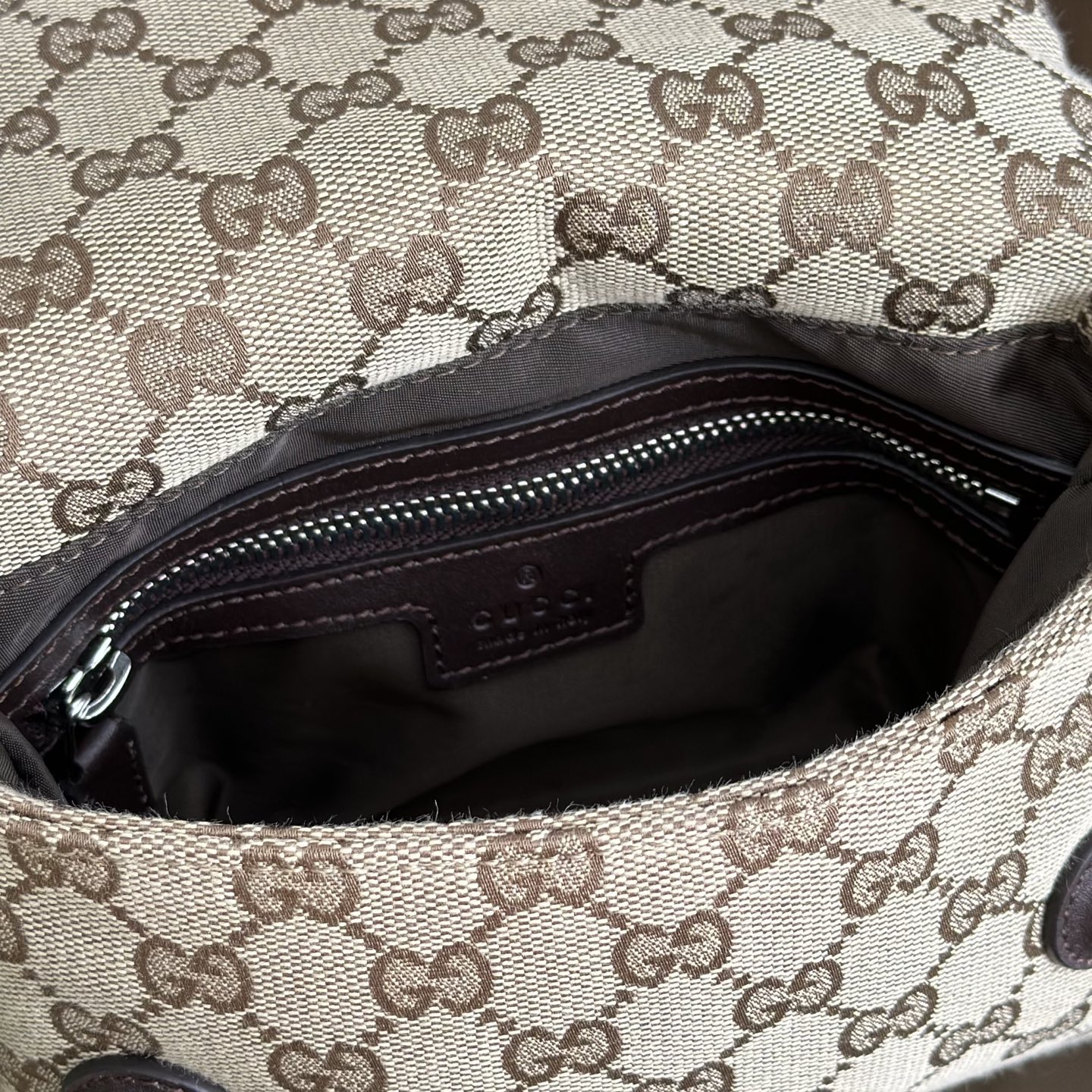 Gucci CANVAS SMALL CROSSBODY BAG