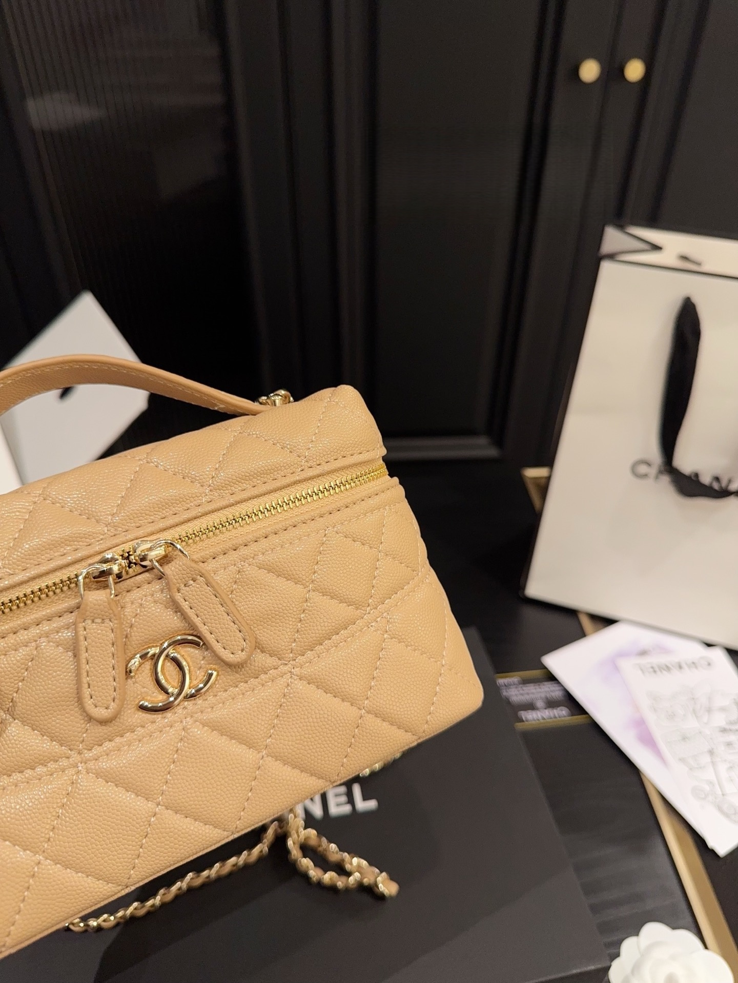 Chanel 25C LP Box Bag – Caramel