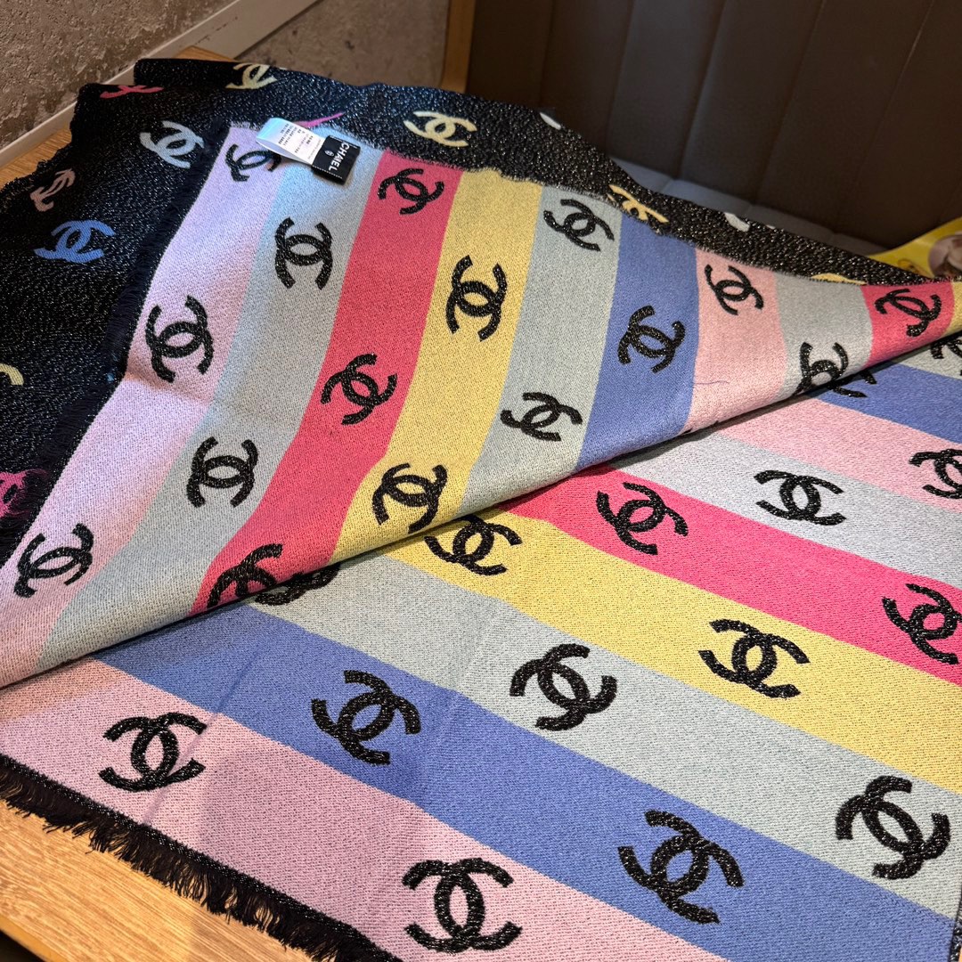 Chanel Chanel Rainbow scarf