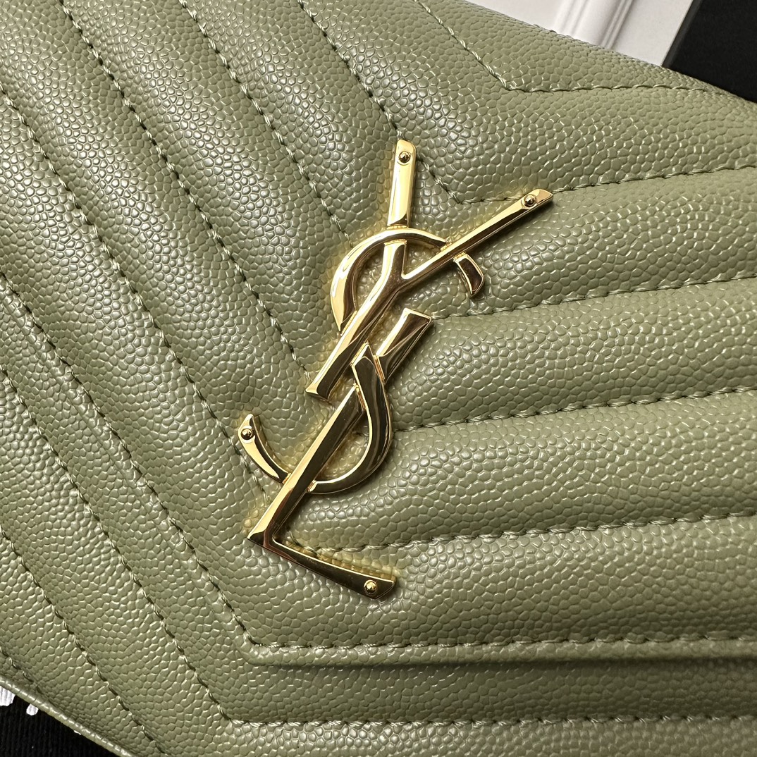 YSL Monogram WOC-avocado green