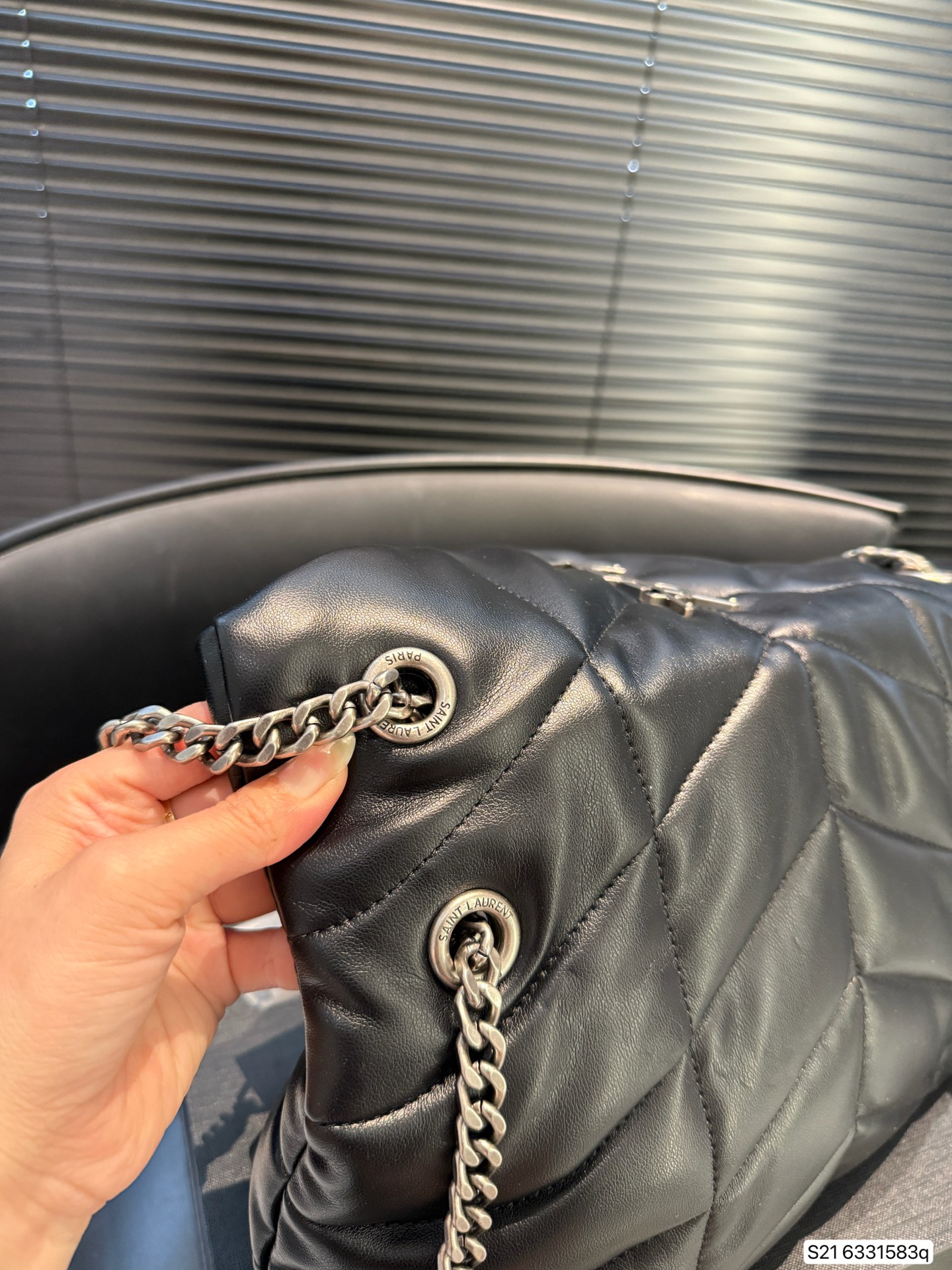 YSL Toy Puffer in lambskin