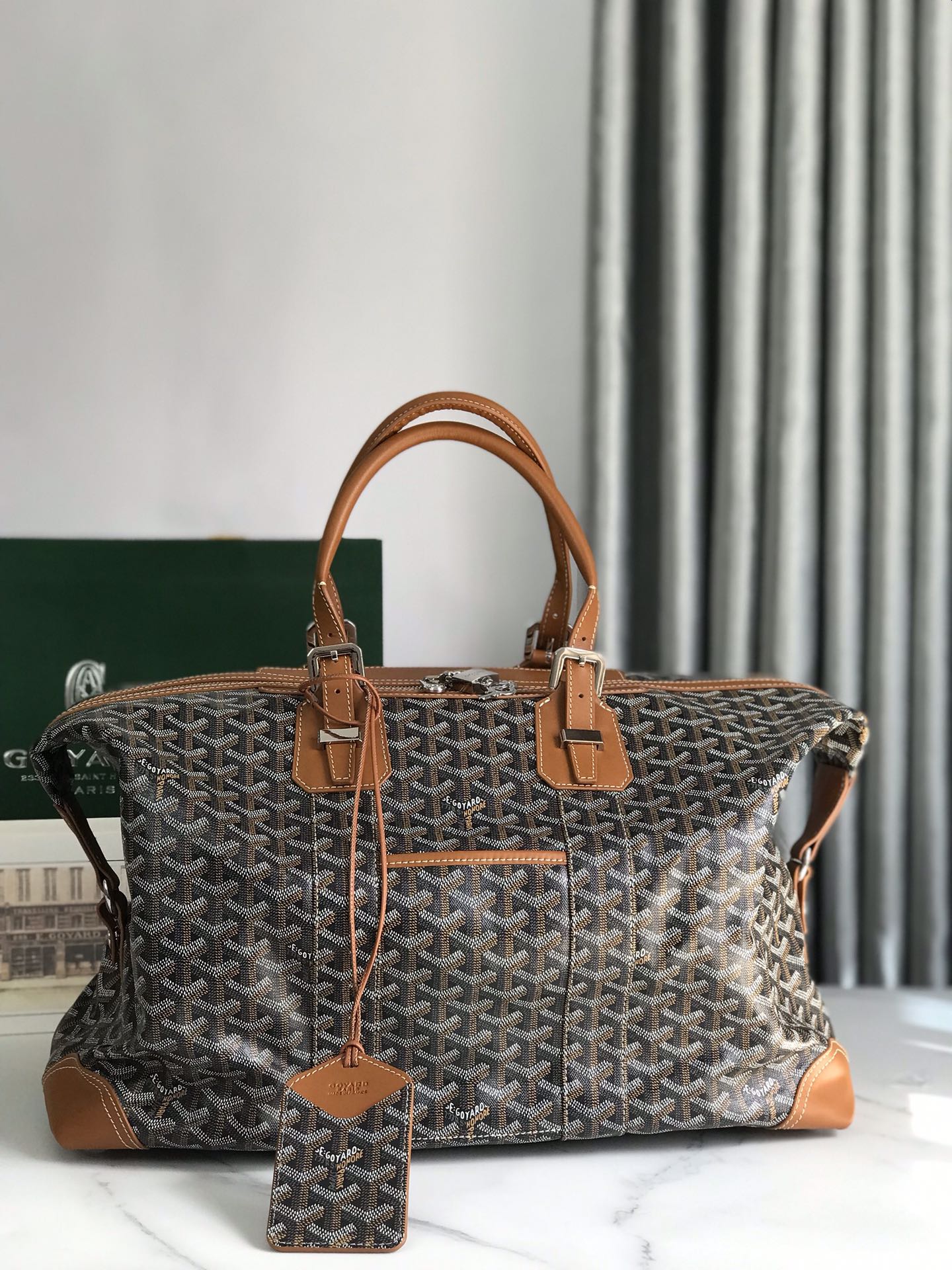 Goyard-Boeing Travel Bag (45 cm Length)