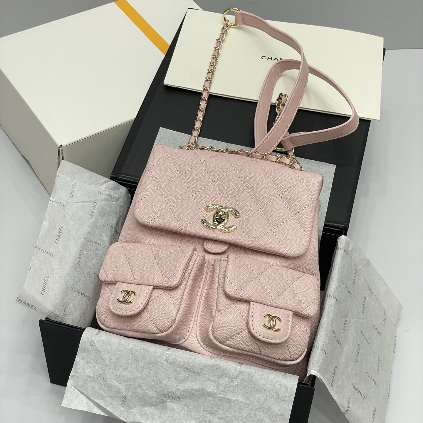 Chanel 25P Dumont Backpack in Pink