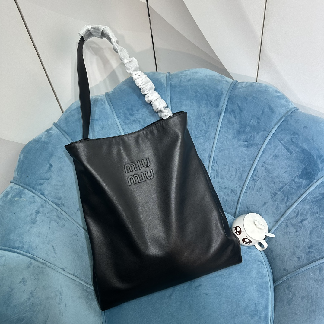 Miu Miu-Nappa Leather Shoulder Bag-5BC117