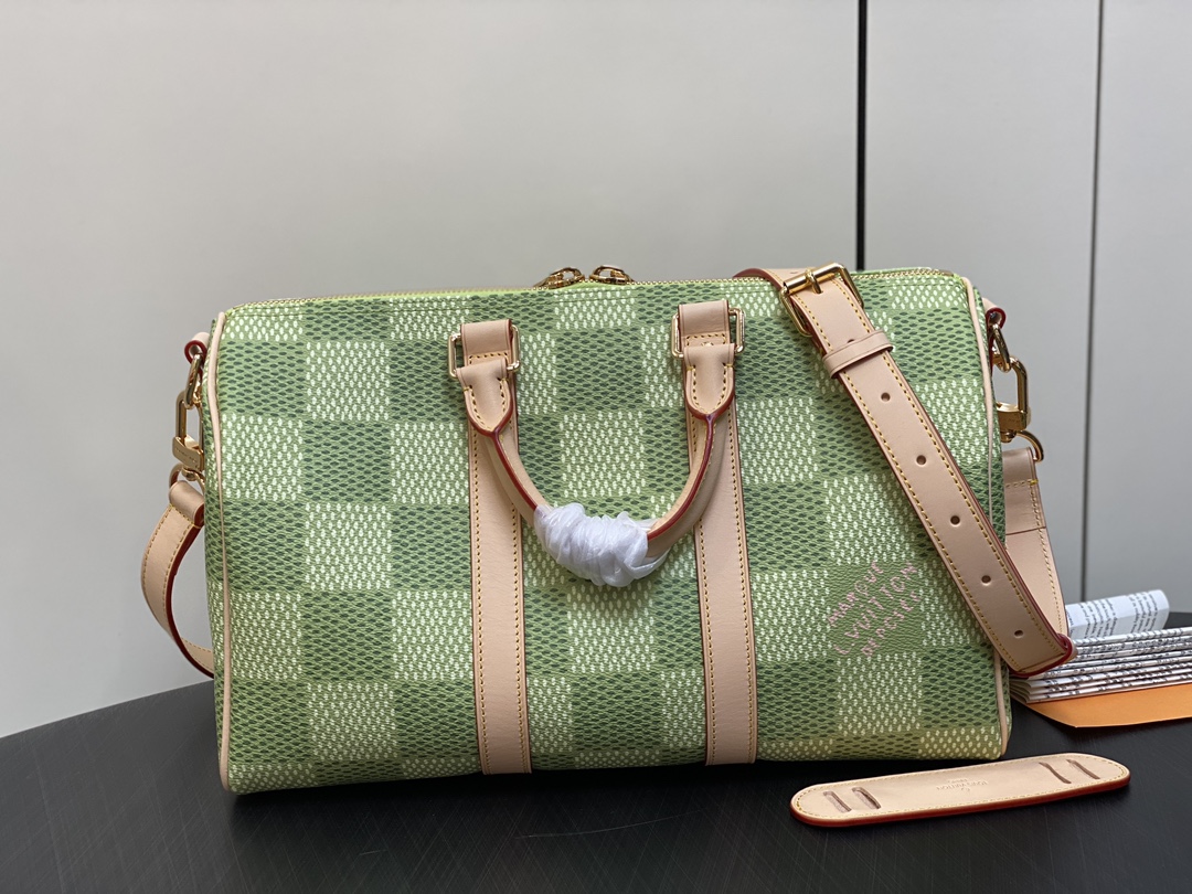 Louis Vuitton N40671 Keepall Bandoulière 35 Green
