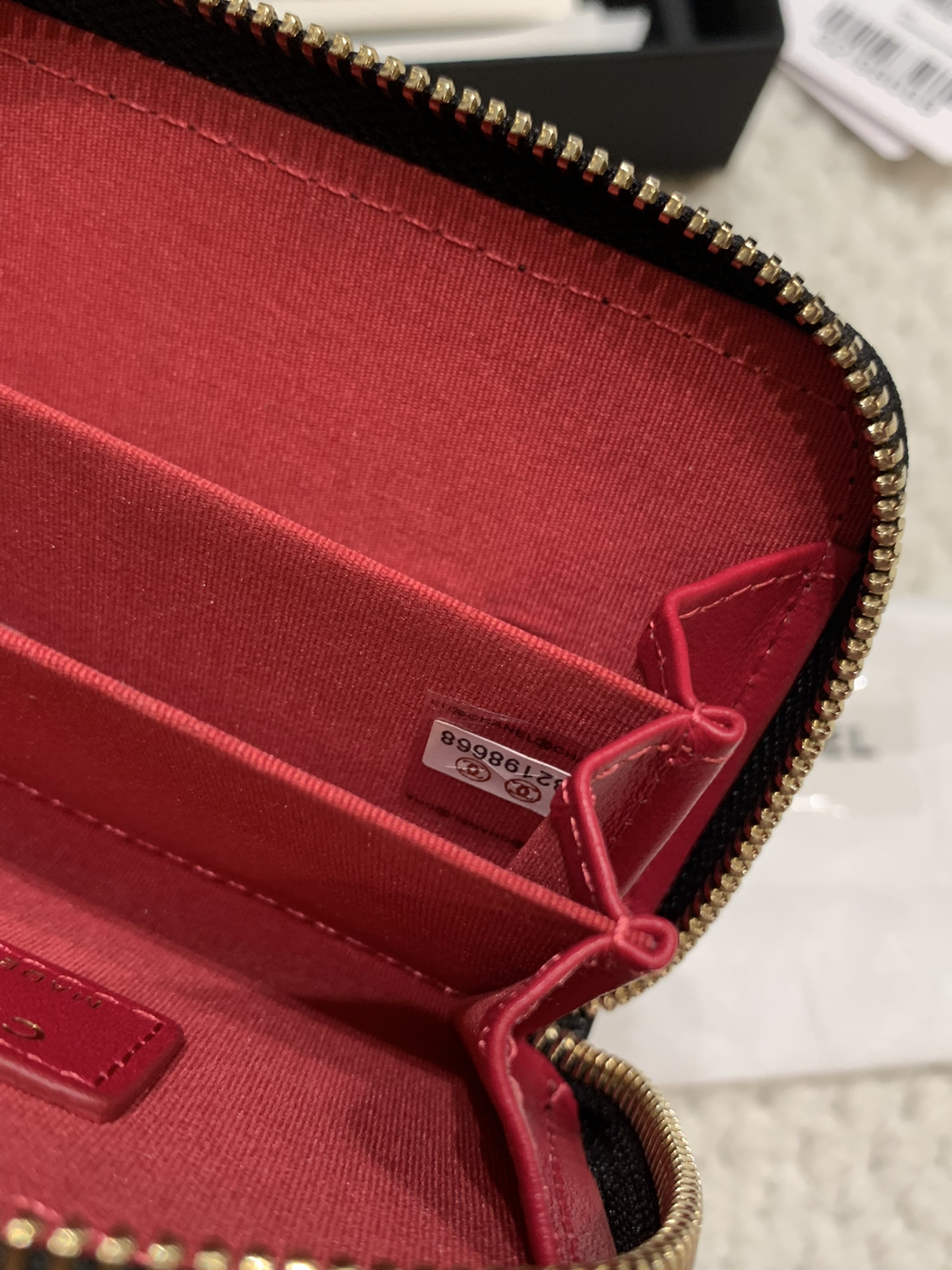 Chanel-sachet bag/Coin purse sheepskin