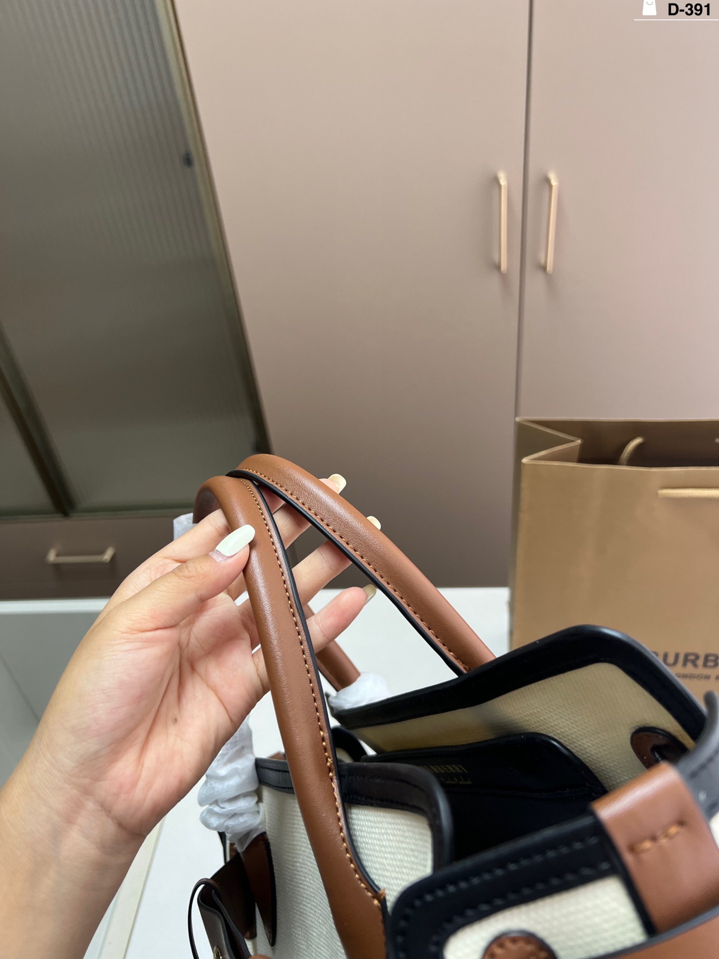 Burberry Canvas Tote Bag