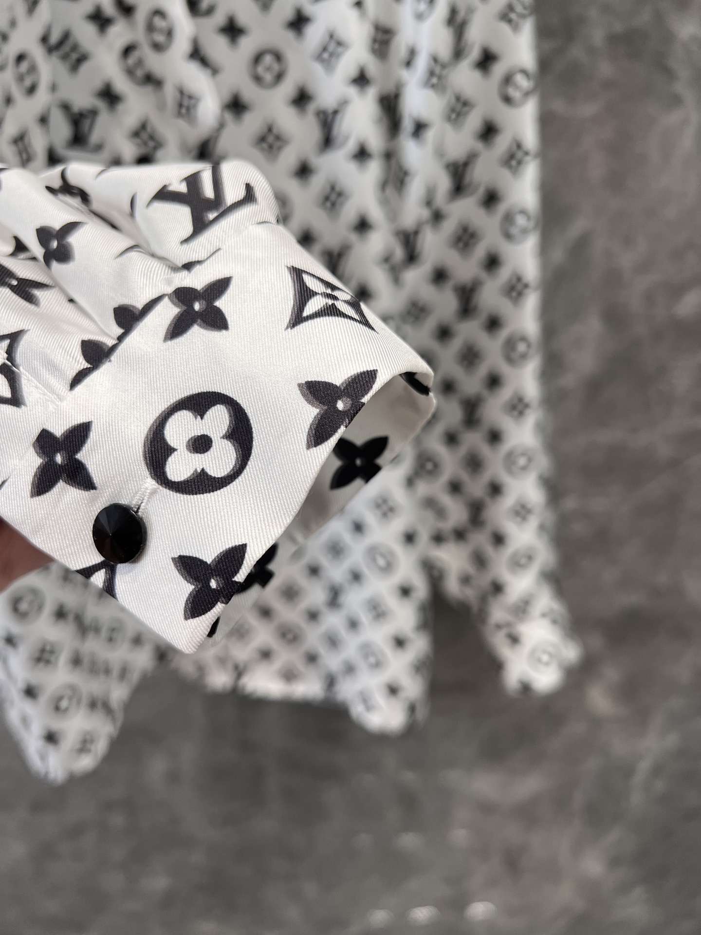 Louis Vuitton Spring/Summer 2025 Monogram Silk Shirt