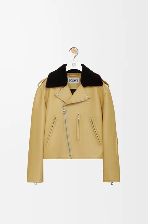 LOEWE Biker jacket in nappa lambskin