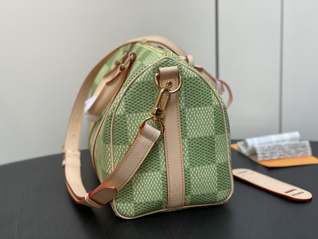 Louis Vuitton N40671 Keepall Bandoulière 35 Green